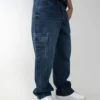 PANTALÓN JEAN RIGÍDO (BAGGY/CARGO) CARTHER T. STONE BLUE