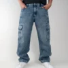 PANTALÓN JEAN RIGÍDO (BAGGY/CARGO) CARTHER T. CRISTAL ORANGE