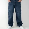 PANTALÓN JEAN RIGÍDO (BAGGY/CARGO) CARTHER T. STONE BLUE