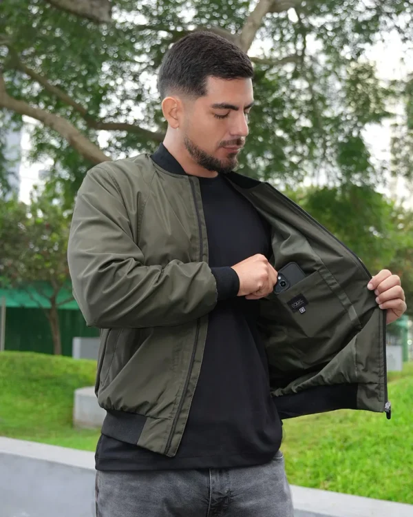 CASACA TASLAN RAMIREZ VERDE MILITAR